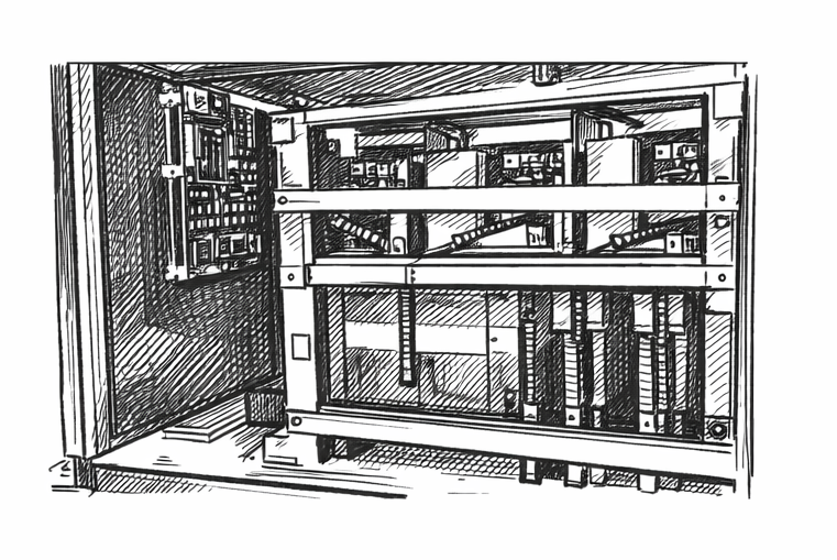 Example inside cabinet photo